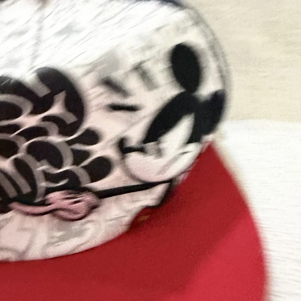Disney Parks Mickey‎ Mouse Graffiti Adjustable Baseball Hat Red White Blue cap